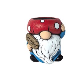 MACETERO ENANO CABEZA SETA L 15,6x15,3x17,4 cm.