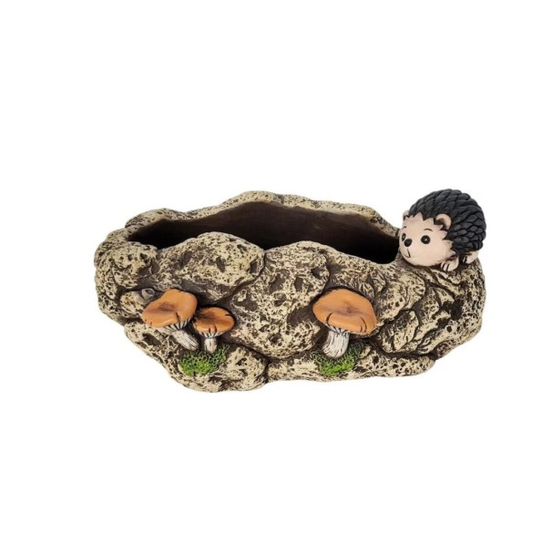 MACETERO PIEDRA HORIZONTAL ERIZO