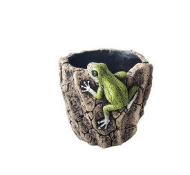 MACETERO PIEDRA RANA L 19x16,7x16,2 cm.