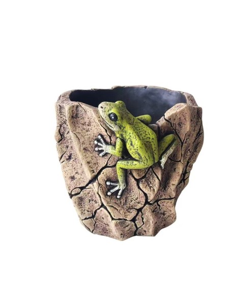 MACETERO PIEDRA RANA XL22,2x20,2x19,2 cm.