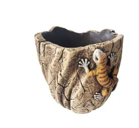 MACETERO PIEDRA GEKO XL 21,6x20x18 cm.