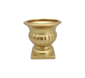 COPPA ESTILO ROMANO CERÁMICA ORO D16,5 H16,5