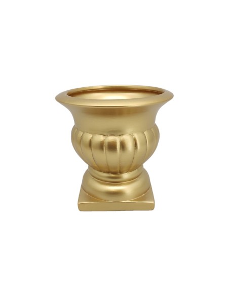 COPPA ESTILO ROMANO CERÁMICA ORO D16,5 H16,5