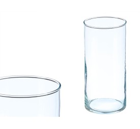 JARRON CRISTAL CILINDRO 12CM DIAM 26CM