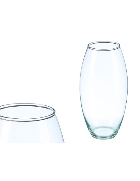 JARRON CRISTAL ABOMBADO 26CM
