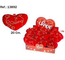 CORAZON TE QUIERO DORADO 20CM. EN EXP.