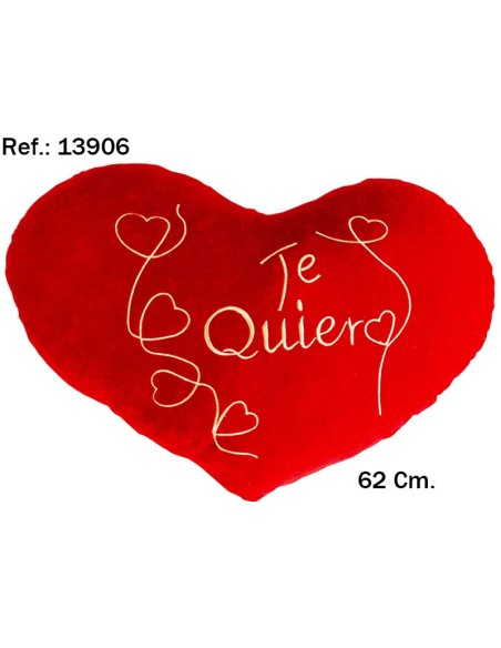 CORAZON TE QUIERO DORADO 62CM. (1)(4)