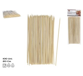 PINCHOS BAMBU BARBACOA X100 - 15CM