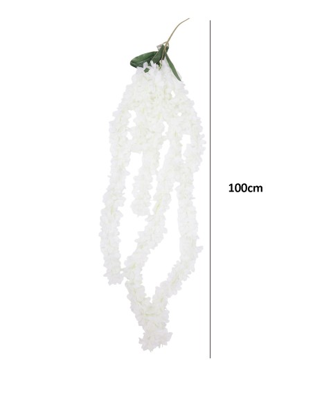 COLGANTE WISTERIA CREMA X5 100CM