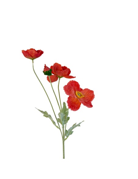 RAMA AMAPOLA ROJO (R.T) 63CM(24)