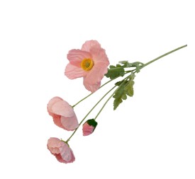 RAMA AMAPOLA ROSA (R.T) 63CM(24)