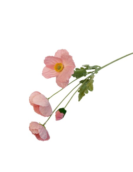 RAMA AMAPOLA ROSA (R.T) 63CM(24)