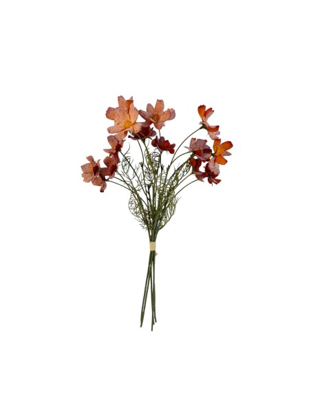 RAMILLETE FLOR COSMOS NARANJA 51CM(12)