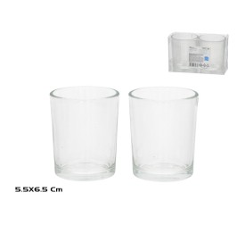 SET 2 PORTAVELAS 5,5X6,5 LUCYX11,3X5,5X6.5CM