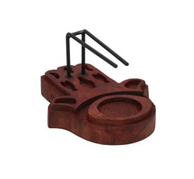 QUEMADOR PARA PALOSANTO E INCIENSO MANO 13X10X2CM