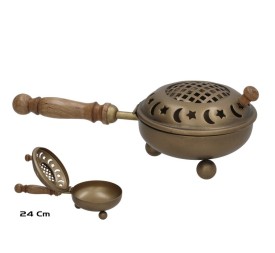 QUEMADOR C/ MANGO ESTRELLAS 24CM