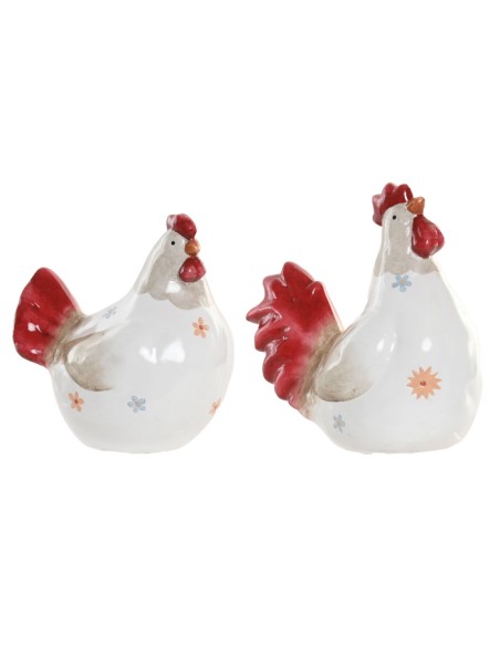 FIGURA TERRACOTA 14,5X23X23,5 GALLINA 2 SURT.