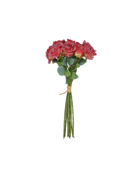ATADO ROSAS DRIED X 9 - 50 CM (ROJO)