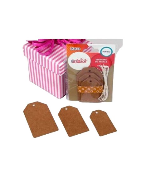 ETIQUETAS DE REGALO NATURAL