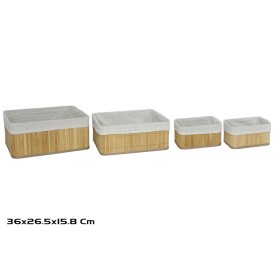 S/4 CESTAS MALY NATURE 36X26,5X15,8CM