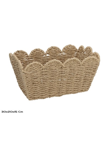 CESTA ELOISA 30X20X15CM NATURAL