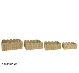 CESTAS X4 ELOISA 44X34X17CM NATURAL