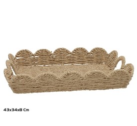 CESTA C/ASAS ELOISA 43X34X8CM NATURAL