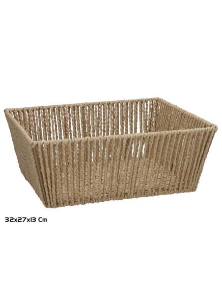 CESTA IRENE 32X27X13CM NATURAL