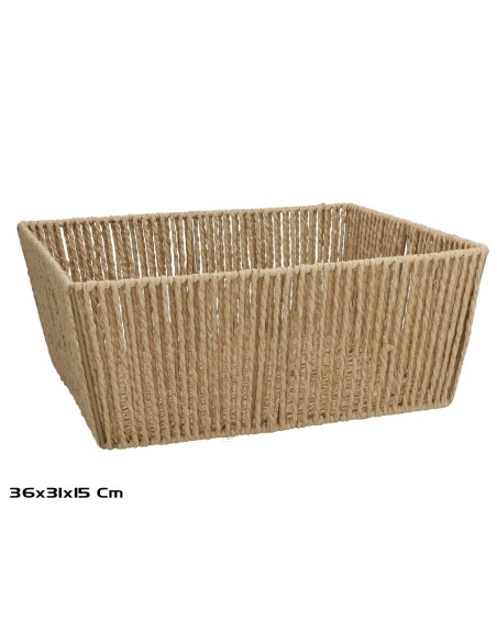 CESTA IRENE 36X31X15CM NATURAL