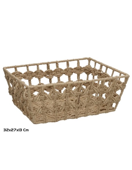 CESTA LOLA 32X27X13CM NATURAL