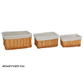 CESTA X3 PENELOPE 40X27X20CM NATURAL