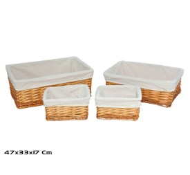 CESTA X4 PENELOPE 47X33X17CM NATURAL