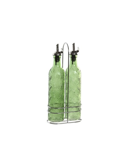 ACEITERA VINAGRERA SET 2 CRISTAL 14X7,4X32 500ML