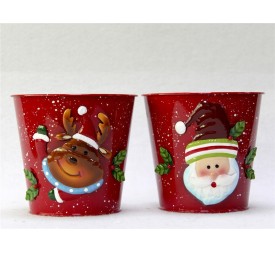 CUBO NAVIDAD CARA RELIEVE 13CM