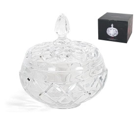 BOMBONERA LOURES 17.5X19 CM - CRISTAL