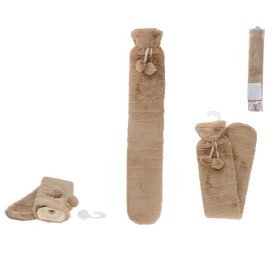 BOLSA DE AGUA CALIENTE LARGA CON FUNDA DE FELPA 72