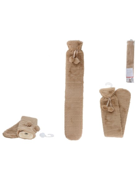 BOLSA DE AGUA CALIENTE LARGA CON FUNDA DE FELPA 72