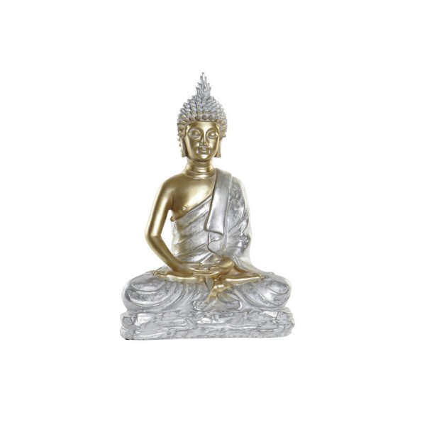 FIGURA RESINA 25X14X37 BUDA DORADO