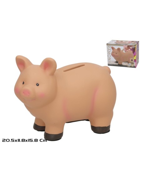 HUCHA CERDO RAMONA 20,5X11,8X15,8CM