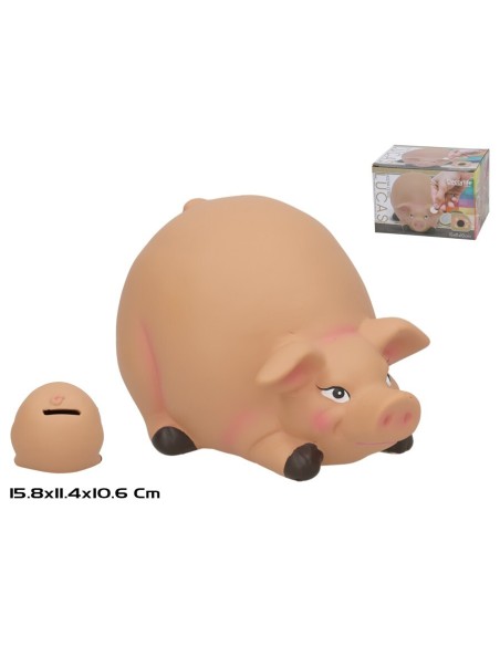 HUCHA CERDO LUCAS 15,8X11,4X10,6CM