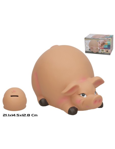 HUCHA CERDO LUCAS 21,1x14,5x12,8CM