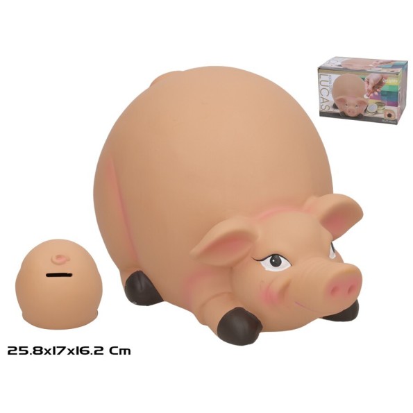 HUCHA CERDO LUCAS 25,8X17x16,2CM