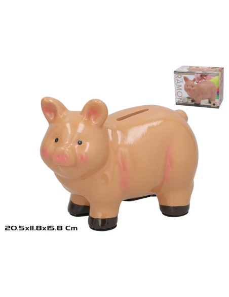 HUCHA CERDO RAMON 20,5X11,8X15,8CM