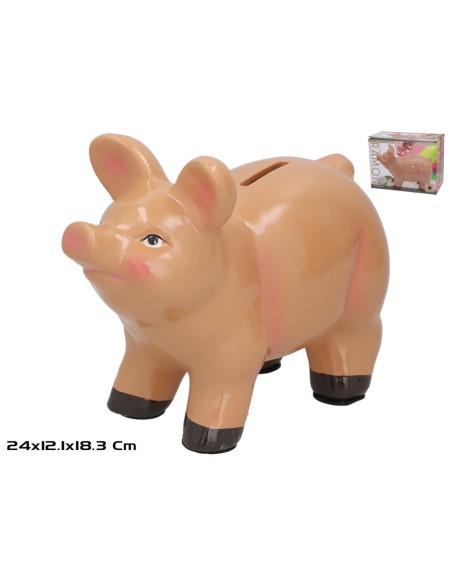 HUCHA CERDO RAMON 24X12,1X18,3CM