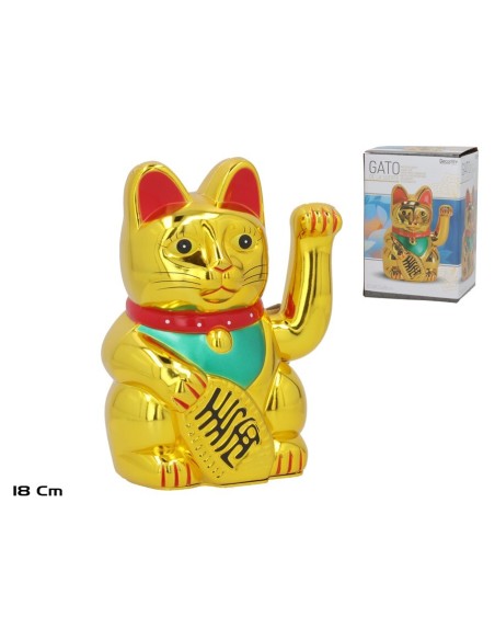 GATO DE LA SUERTE MANEKI NEKO 12.5X10.5X18CM