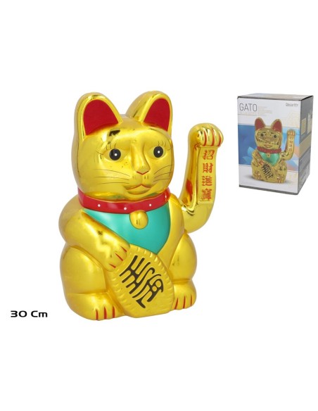 GATO DE LA SUERTE MANEKI NEKO 22X16X30CM