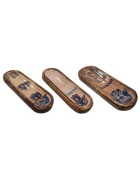 BANDEJA VACIABOLSILLOS MANGO 38X10X3 HAMS 3 SURT