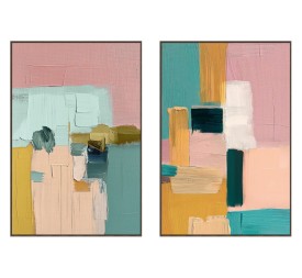 CUADRO LIENZO PS 83X4,5X123 ABSTRACTO 2 SURT