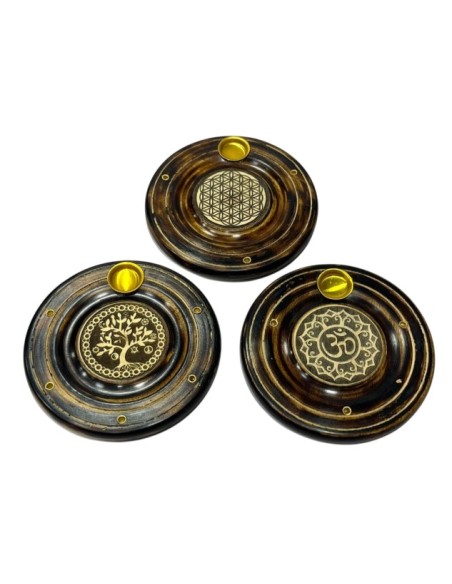 SOPORTE INCIENSO MANGO 10X10X1 PARA CONO Y VARILLA