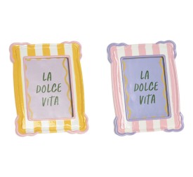 MARCO FOTO 13X18 CERAMICA CRISTAL 14X1X18 2 SURT.